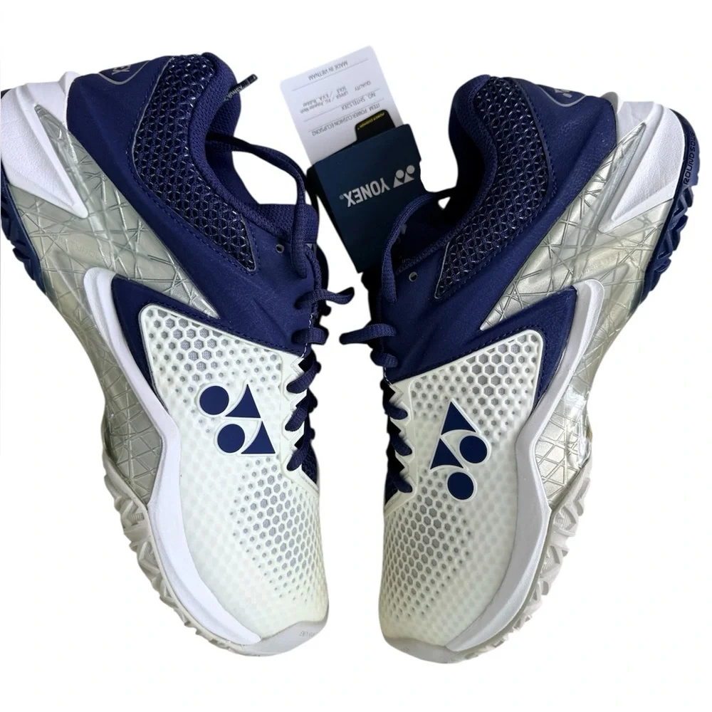 Yonex Power Cushion Eclipsion2 white and navy size W 9.5 or M 8 - Picture 6 of 10